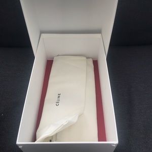 Empty Céline shoe box with dustbag included